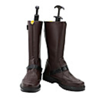 Noragami Yato Brown PU-Leder-Mode Cosplay Boots