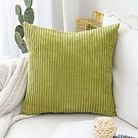 Nordic einfarbig Kissenbezug Cord Bürokissen ohne Kern zu Hause Wohnzimmer Sofa Dekor Lightinthebox