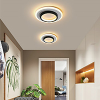 nordic minimal korridor lampe korridor lampe küche eingangshalle veranda balkon lampe kreisförmige deckenleuchte haushaltslampen Lightinthebox