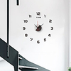 nordische wohnzimmerdekoration 3d wandaufkleber diy digitaluhr personalisierte hausspiegel wanduhr stille wanduhr Lightinthebox