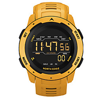 NORTH EDGE Herren Digitaluhr digital digital Sportlich Stilvoll Freizeit Wasserdicht Wecker LED-Lampe / Ein Jahr Lightinthebox