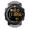 NORTH EDGE LAKER Herrn Smartwatch Bluetooth Wasserfest Herzschlagmonitor Verbrannte Kalorien Kamera Information Stoppuhr Schrittzähler Anruferinnerung Wecker Gemeinschaft teilen
