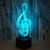 note 3d colorful visuelle lichter colorful touch 3d led lichter Lightinthebox