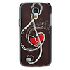 Note Muster Aluminium Hard Case für Samsung Galaxy S4 Mini I9190