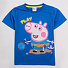Nova Kids Blau 100% Baumwolle Kurzarm-T-Shirt