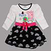 Nova Kids Lace Schleifeng?rtel 100% Baumwolle Langarm-Kleid