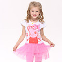 Nova Kids Mesh-Nette 100% Baumwolle Kurzarm-Kleid