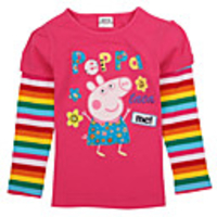 Nova Kids Red Pig 100% Baumwolle Langarm-T-Shirt