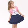 Nova Kids Rosa 100% Baumwolle Kurzarm-Kleid