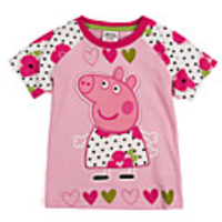 Nova Kids Rosa 100% Baumwolle Kurzarm-T-Shirt