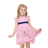 Nova Kids S??e Stickerei 100% Baumwolle Kurzarm-Kleid