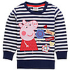 Nova Kids Stickerei 100% Baumwolle Langarm-T-Shirt