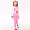 Nova Kids Wei? Stickerei 100% Baumwolle Langarm-Kleid