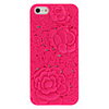 Novetly Design-Solid Color Rose geschnitzt Hard Case für iPhone 5/5S (verschiedene Farben)