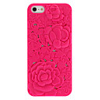 Novetly Design-Solid Color Rose geschnitzt Hard Case für iPhone 5/5S (verschiedene Farben)