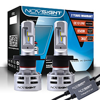 NOVSIGHT 2pcs H4 Auto Leuchtbirnen 60 W 10000 lm LED Scheinwerfer Für Universal General Motors Alle Jahre