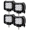 Novsight 4 Stück 4 LED-Lichtleiste 18W LED-Pods 1800lm Flutlicht Off-Road-Lichter Arbeitsscheinwerfer D1C-Glühbirnen für SUV ATV UTV Jeep Trucks Pickup Lightinthebox