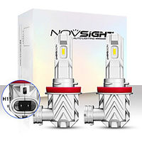 novsight 50w 10000lm auto led-scheinwerfer für autos h4 h1 h7 h11 9005/hb3 9006/hb4 led-glühbirnen 6000k auto auto scheinwerfer kit 12v dc 2pcs Lightinthebox