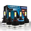 novsight LED Auto Glühbirnen 2 Stück h1-h4-h7-h11-9005-9006 72w 9000lm LED-Scheinwerfer für Universal-Generalmotoren alle Jahre mit Setup-Video Lightinthebox