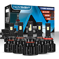 novsight led auto glühbirnen 2 stücke a397-f06 h4-h7-h11-9005 (hb3) -9006 100w led Scheinwerfer für Universal-Generalmotoren alle Jahre mit Setup-Video Lightinthebox