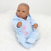 NPKCOLLECTION 12 Zoll NPK-PUPPE Lebensechte Puppe Baby Afrikanische Puppe lebensecht Niedlich Handgefertigt Kindersicherung Non Toxic Ganzkörper Silikon 28cm mit Kleidung und Accessoires für / ASTM Lightinthebox
