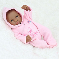 NPKCOLLECTION 12 Zoll NPK-PUPPE Lebensechte Puppe Baby lebensecht Niedlich Handgefertigt Kindersicherung Non Toxic Ganzkörper Silikon 28cm mit Kleidung und Accessoires für Geburtstags- und / lieblich