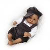 NPKCOLLECTION 12 Zoll Schwarze Puppen NPK-PUPPE Lebensechte Puppe Mädchen Puppe Baby Jungen Baby Mädchen Afrikanische Puppe Neugeborenes lebensecht Kindersicherung Non Toxic Gekippte und versiegelte Lightinthebox