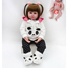 NPKCOLLECTION 20 Zoll Lebensechte Puppe Baby Jungen Baby Mädchen lebensecht Geschenk Handgefertigt Ganzkörper Silikon Silica Gel mit Kleidung und Accessoires für Geburtstags- und Festgeschenke für Lightinthebox