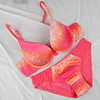 NSF Blumendruck Bunte orange BH-Set