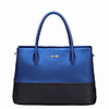 NUCELLE Damen Blue Kontrast Farbe Freizeittasche