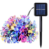 Outdoor Solar Lichterkette LED Solar Lichterketten 7m 50 LEDs Outdoor wasserdichte Hochzeit Terrasse Garten Urlaub Dekoration Solarbetriebene LED Solar Gartenleuchte Lightinthebox