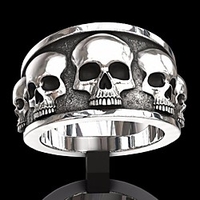 Ring Kubikzirkonia Silber Platiert Aleación Stilvoll Punk 1 Stück 6 7 8 9 1 / Damen / Party / Hochzeit / Geschenk / Verlobung Lightinthebox