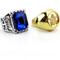 Schmuck Inspiriert von Black Butler Ciel Phantomhive Anime Cosplay Accessoires Ring Künstliche Edelsteine Herrn neu heiß Halloweenkostüm