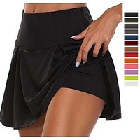 Sportlicher Skort für Damen,  Laufrock,  Sporthose,  2-in-1-Liner,  Fitness,  Fitnessstudio,  Training,  Laufen,  Training,  Übung,  atmungsaktiv,  schnell trocknend,  weich,  Übergröße,  Sport,  Tarngrün Lightinthebox
