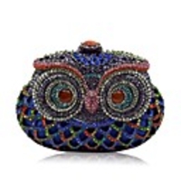 Österreich Strass-Eulen-Form Abend Handtaschen / Kupplungen mehr Farben erhältlich