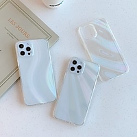 Telefon Hülle Handyhüllen Für Apple Rückseite iPhone 12 Pro Max 11 SE 2020 X XR XS Max 8 7 6 Stoßresistent Staubdicht Linien / Wellen TPU Lightinthebox