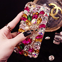 Telefon Hülle Handyhüllen Für Apple Rückseite iPhone 12 Pro Max 11 SE 2020 X XR XS Max 8 7 6 Strass Katze TPU Lightinthebox