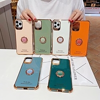Telefon Hülle Handyhüllen Für Apple Rückseite iPhone 12 Pro Max 11 SE 2020 X XR XS Max 8 7 Stoßresistent Beschichtung Inhaber anrufen Solide TPU Lightinthebox