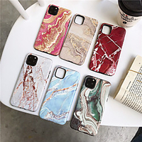 Telefon Hülle Handyhüllen Für Apple Rückseite iPhone 12 Pro Max 11 SE 2020 X XR XS Max 8 7 Stoßresistent Marmor TPU Lightinthebox