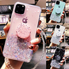 Telefon Hülle Handyhüllen Für Apple Rückseite iPhone 13 iPhone 12 Pro Max 11 SE 2020 X XR XS Max 8 7 6 iPhone 13 Pro Max iPhone 13 Mini iPhone 13 Pro Inhaber anrufen Durchscheinend Glänzender Schein Lightinthebox