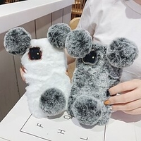 Telefon Hülle Handyhüllen Für Apple Rückseite iPhone 13 iPhone 12 Pro Max 11 SE 2020 X XR XS Max 8 7 6 iPhone 13 Pro Max iPhone 13 Mini iPhone 13 Pro Stoßresistent Volltonfarbe Plüsch TPU Lightinthebox