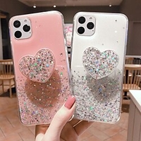Telefon Hülle Handyhüllen Für Apple Rückseite iPhone 13 iPhone 12 Pro Max 11 SE 2020 X XR XS Max 8 7 iPhone 13 Pro Max iPhone 13 Mini iPhone 13 Pro mit Halterung Glänzender Schein Glänzender Schein Lightinthebox