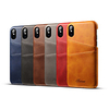 Telefon Hülle Handyhüllen Für Apple Rückseite Ledertasche iPhone 12 Pro Max 11 SE 2020 X XR XS Max 8 7 6 Kreditkartenfächer Volltonfarbe Hart Echtleder Lightinthebox