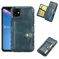 Telefon Hülle Handyhüllen Für Apple Rückseite Ledertasche iPhone 12 Pro Max 11 SE 2020 X XR XS Max 8 7 Kreditkartenfächer Anwendung PU-Leder Lightinthebox