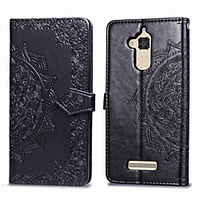 Telefon Hülle Handyhüllen Für Asus Ganzkörper-Gehäuse Ledertasche Klappetui Asus Zenfone 3 Max ZC520TL Kreditkartenfächer Flipbare Hülle Volltonfarbe Hart PU-Leder Lightinthebox