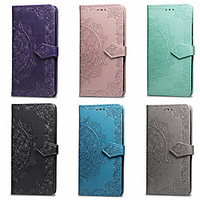 Telefon Hülle Handyhüllen Für Google Ganzkörper-Gehäuse Ledertasche Brieftasche Kartenetui Google Pixel 3 Google Pixel 3 XL Geldbeutel Kreditkartenfächer mit Halterung Mandala Hart PU-Leder Lightinthebox