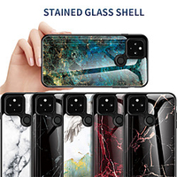 Telefon Hülle Handyhüllen Für Google Rückseite Google Pixel 4a Google Pixel 4 Stoßresistent Marmor TPU Lightinthebox