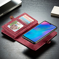 Telefon Hülle Handyhüllen Für Huawei Ganzkörper-Gehäuse Brieftasche Kartenetui Klappetui Huawei P30 Huawei P30 Pro Huawei P30 Lite Geldbeutel Kreditkartenfächer mit Halterung Solide Hart PU-Leder Lightinthebox