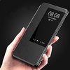 Telefon Hülle Handyhüllen Für Huawei Ganzkörper-Gehäuse Ledertasche Klappetui Huawei Mate 20 pro Huawei Mate 20 mit Sichtfenster Flipbare Hülle Auto Schlaf / Aufwachen Einfarbig PU-Leder / Hüllen1 Lightinthebox