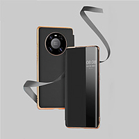 Telefon Hülle Handyhüllen Für Huawei Ganzkörper-Gehäuse Ledertasche Kumpel 40 Mate 40 Pro Mate 40 Pro Stoßresistent Volltonfarbe Echtleder Lightinthebox